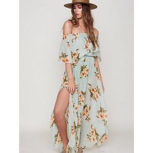 chinese dress ladies Skye Chiffon Floral Print Dress main image 0